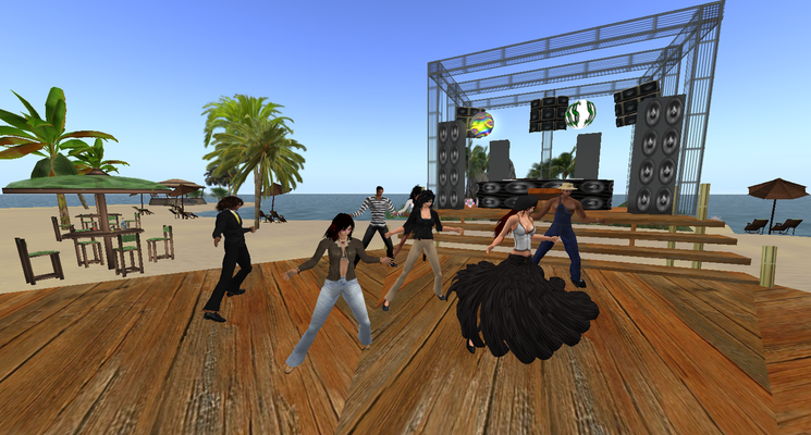 Dancing at Damean and Sugs Social Club